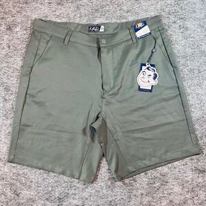 Mister New York Technical Chino Shorts Mens 36 Charcoal Gray Golf Performance